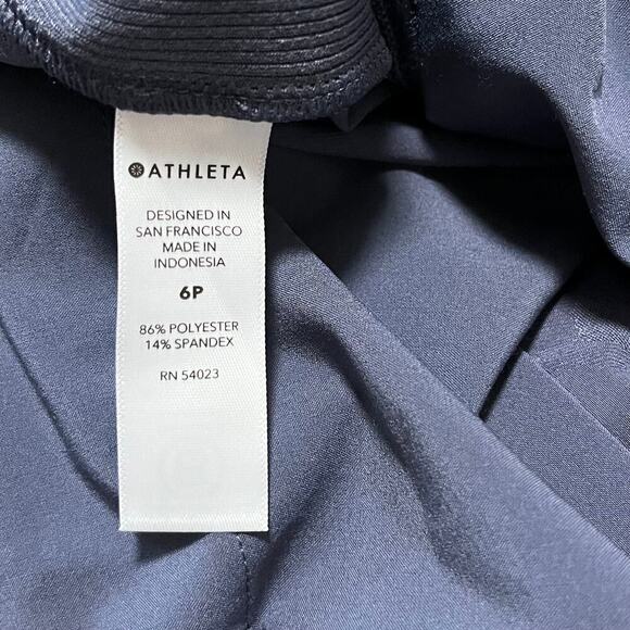 Athleta Brooklyn Textured Mid Rise Ankle Pants Size 6P Athletic Gym Athleisure - Picture 9 of 9